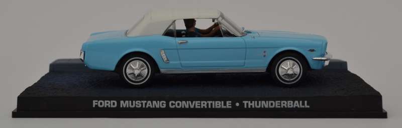 James Bond 007 Ford Mustang - Thunderball Model Car Scale 1:43 as per photo
