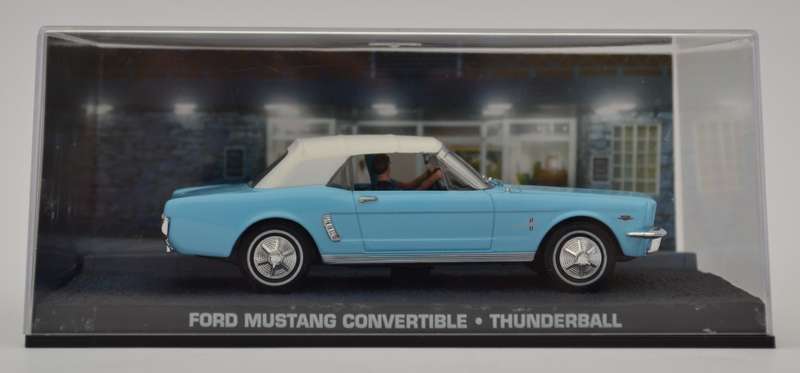 James Bond 007 Ford Mustang - Thunderball Model Car Scale 1:43 as per photo