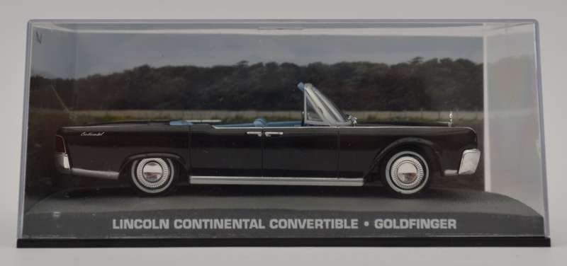 James Bond 007 Lincoln Continental - Goldfinger Model Car Scale 1:43 as per photo