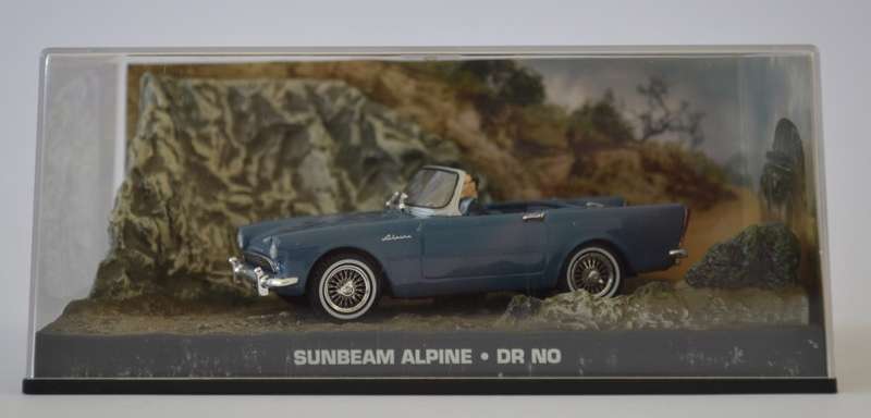 James Bond 007 Sunbeam Alpine - Dr No Model Car Scale 1:43 as per photo