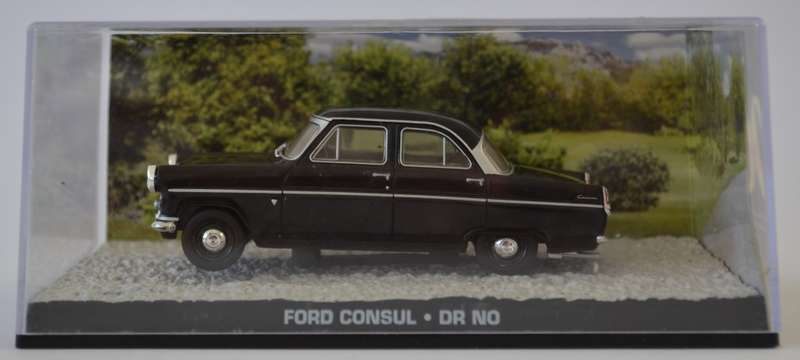 James Bond 007 Ford Consul - Dr No Model Car Scale 1:43 as per photo