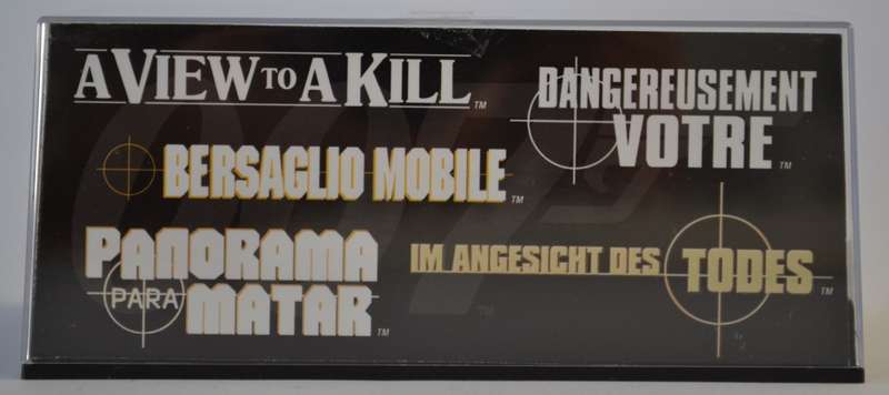 James Bond 007 Renault 11 - A View to a Kill Model Car Scale 1:43 as per photo