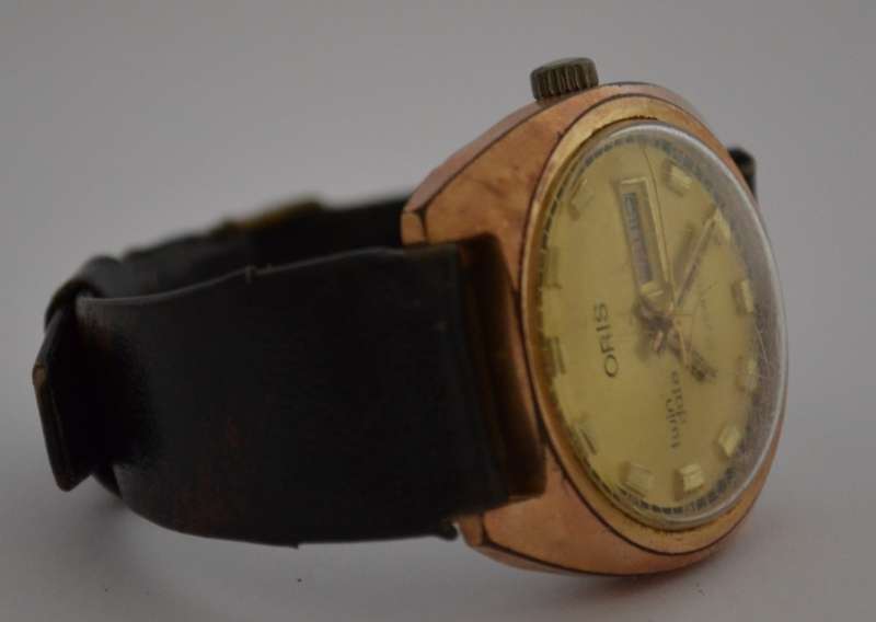 Oris Twin Date 17 Jewels Wrist Watch, Working as per photo