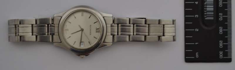 Bucherer Swiss Made Stainless Steel Men`s Watch, Working as per photo