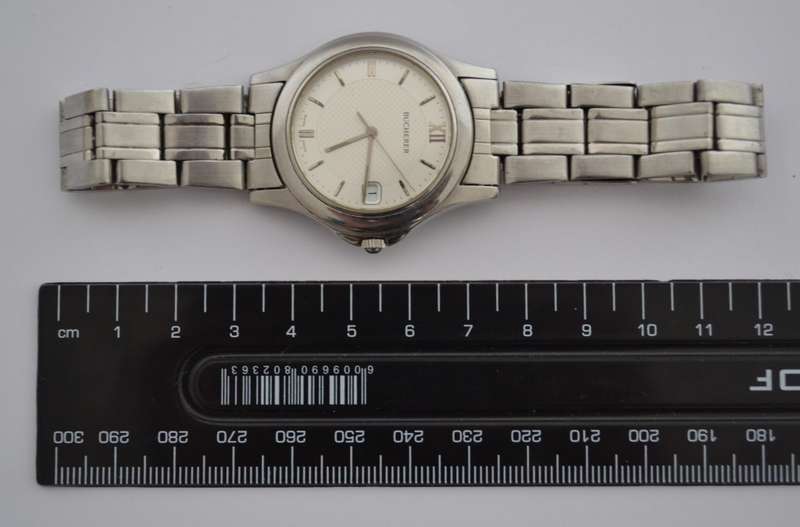 Bucherer Swiss Made Stainless Steel Men`s Watch, Working as per photo