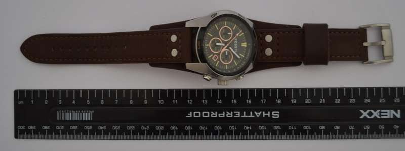 Fossil Coachman Authentic Men`s Quartz Watch, Working as per photo