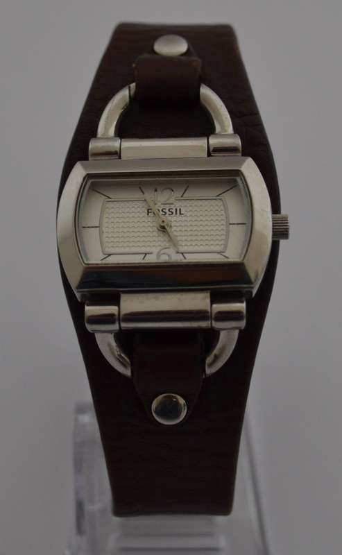 Fossil Ladies watch with leather strap as per photo