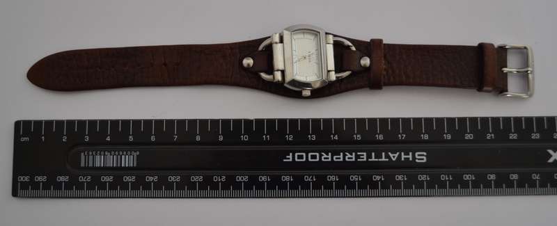 Fossil Ladies watch with leather strap as per photo