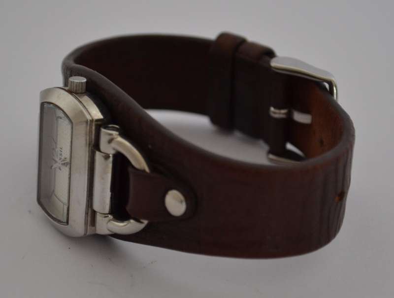 Fossil Ladies watch with leather strap as per photo