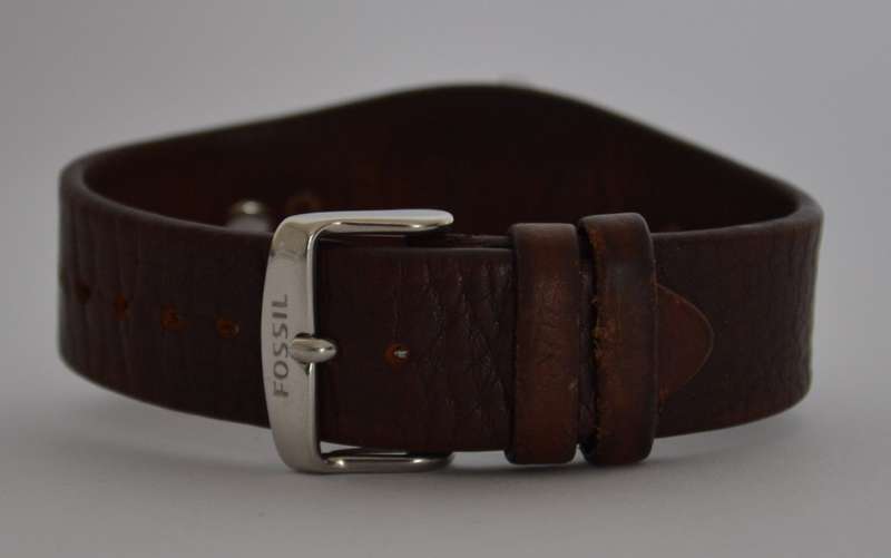Fossil Ladies watch with leather strap as per photo