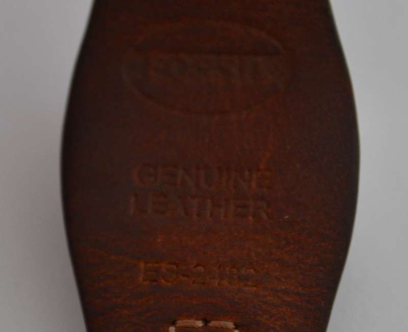 Fossil Ladies watch with leather strap as per photo