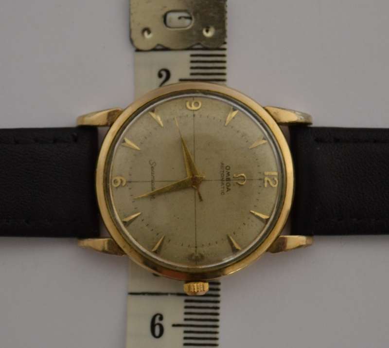 Omega Seamaster Vintage Gold Plated Men`s Watch, Working as per photo