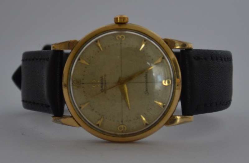 Omega Seamaster Vintage Gold Plated Men`s Watch, Working as per photo