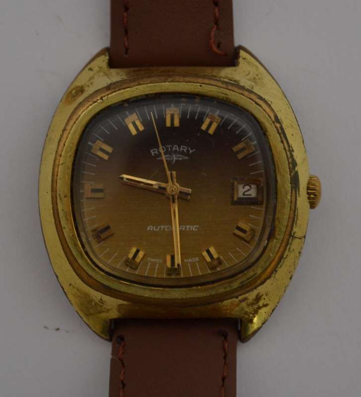 Men`s Rotary Automatic Vintage Watch, Working as per photo