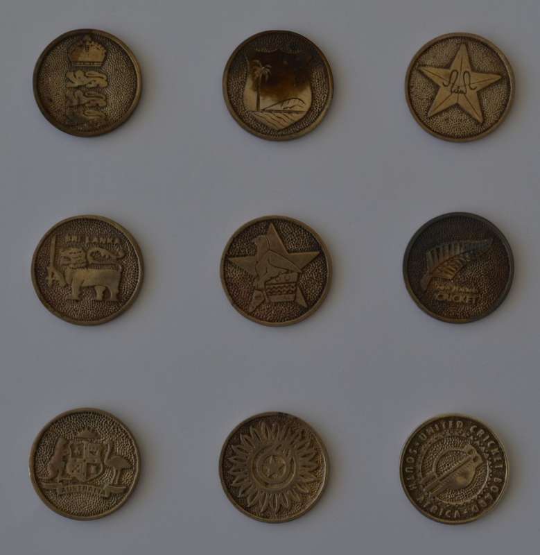 Benson & Hedges Cricket World Cup 1992 Silver Medallions weight 156g as per photo