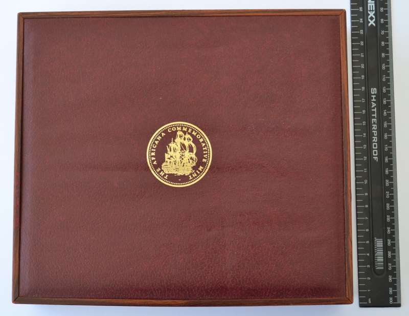 925 Sterling Silver RSA 1974/5 Definitive Gold-Plated Replica Stamp Set as per photo