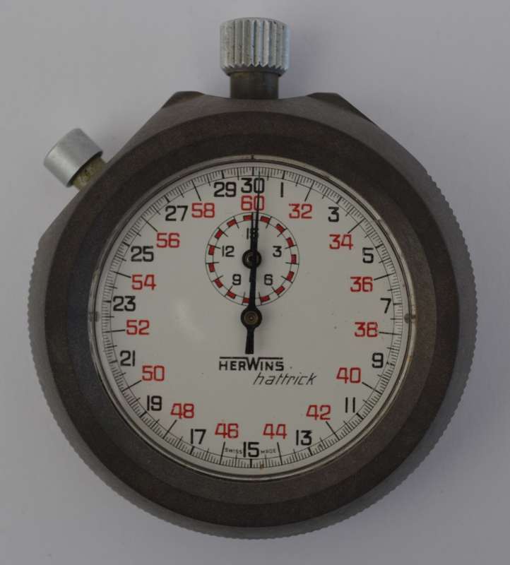 Herwins Hattrick Vintage Stopwatch, Working