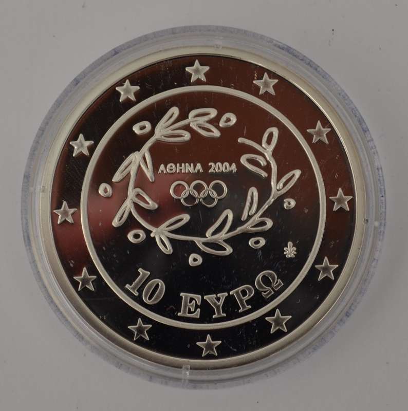 2004 Olympics Athens Silver Coin Set as per photo