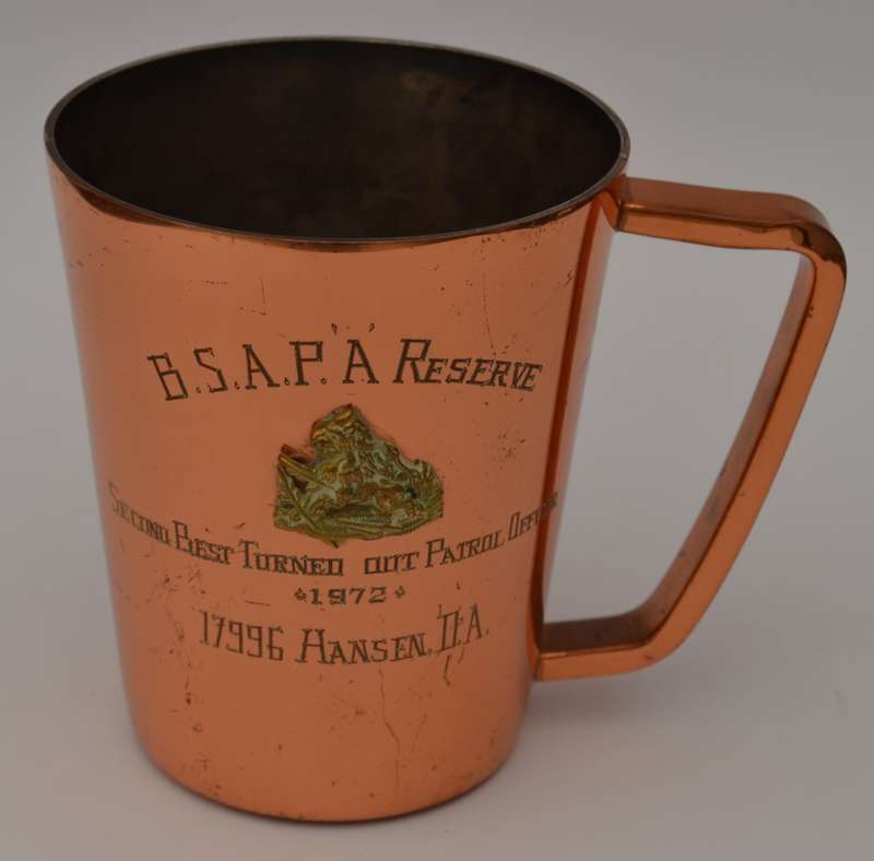 BSAP- awarded to 2nd best turned out patrol officer 1972- made in Rhodesia as per photo