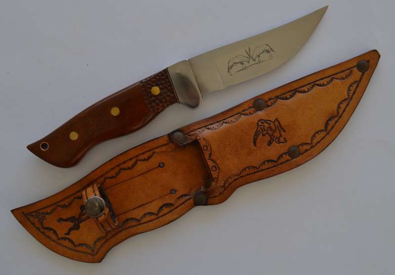 iNyath R. Ferreiro Handmade Knife with Sheath length 26cm as per photo