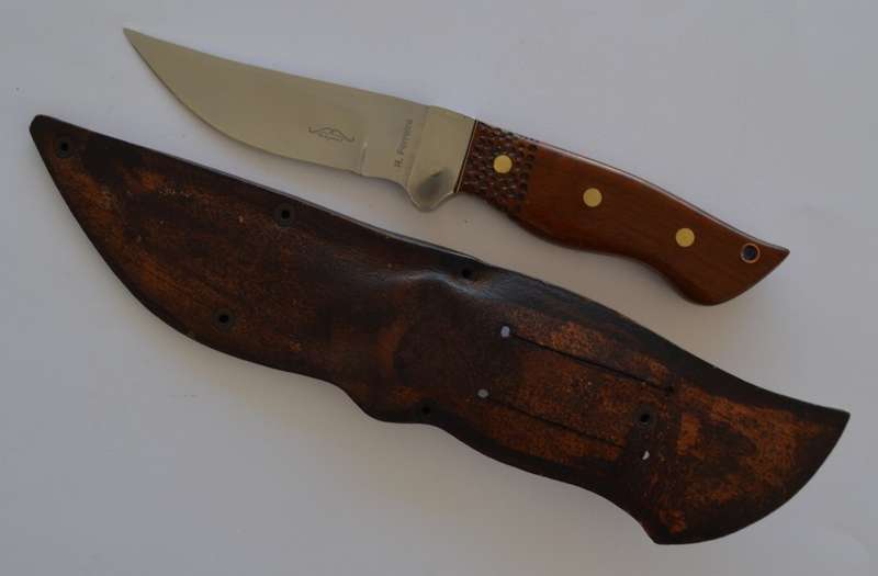 iNyath R. Ferreiro Handmade Knife with Sheath length 26cm as per photo