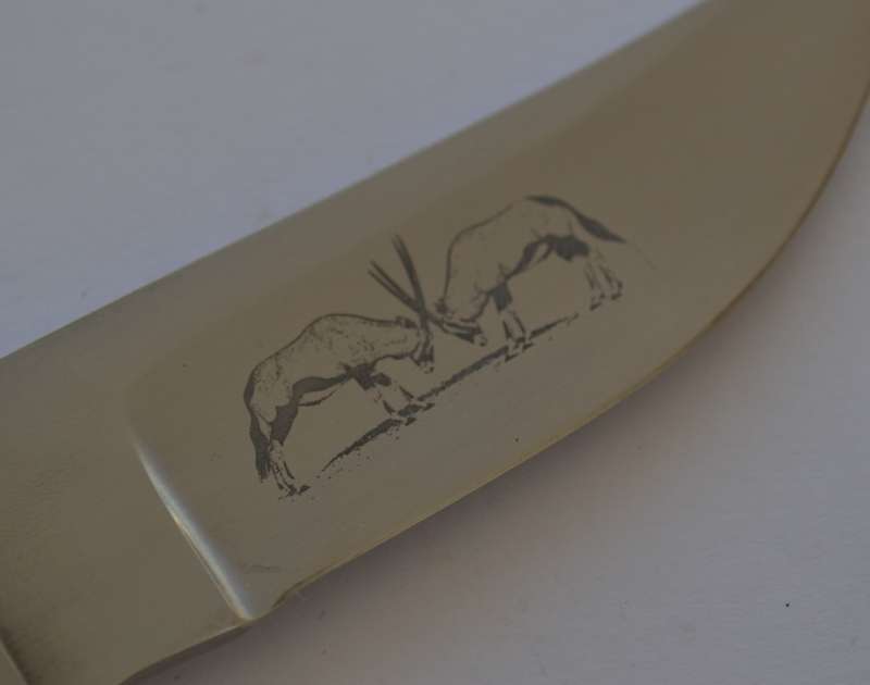 iNyath R. Ferreiro Handmade Knife with Sheath length 26cm as per photo