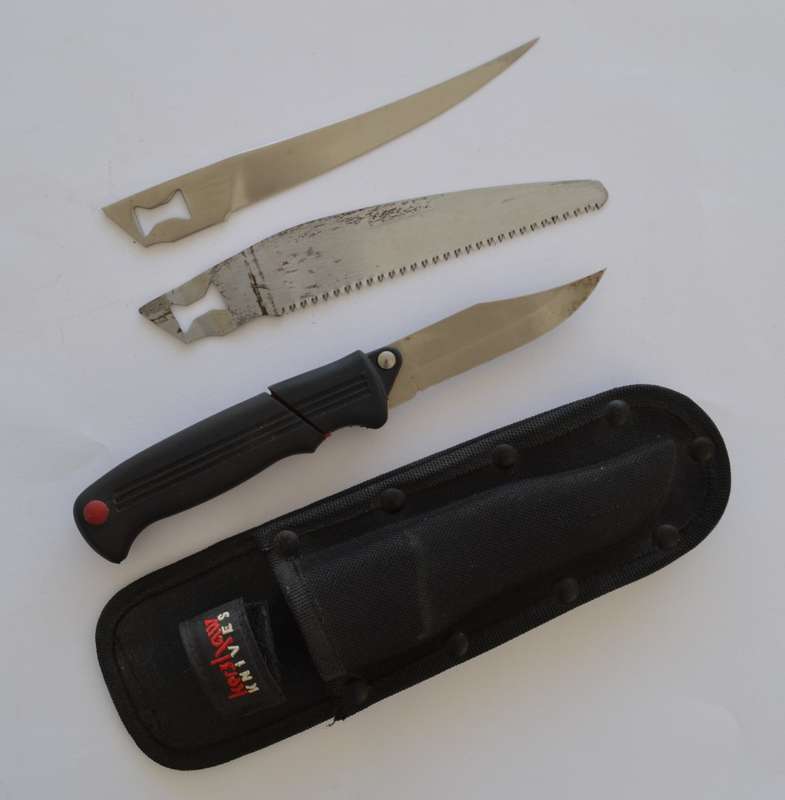 Kershaw Sportmans Blade Trader with Sheath length 23cm as per photo