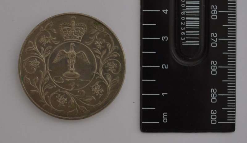 Lot of 3 Queen Elizabeth II Silver Jubilee Crown Medallions as per photo