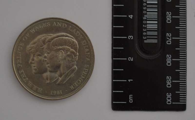 Lot of 2 Charles & Diana 1981 Wedding Crown Medallions as per photo
