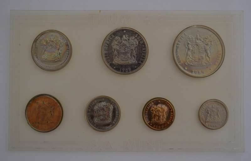 1988 SA Mint Coin Set as per photo