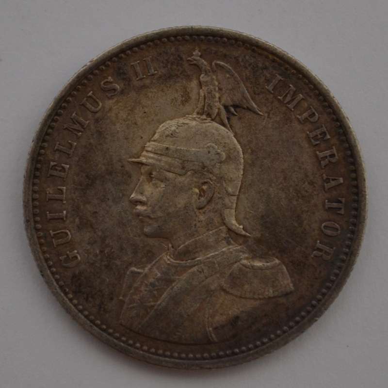 1904 German East Africa 1 Rupie 90% Silver Coin, weight 11.6g diameter 30mm