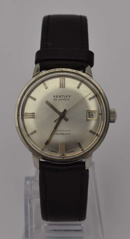 Bentley Vintage Stainless Steel Automatic with date wrist watch as per photo