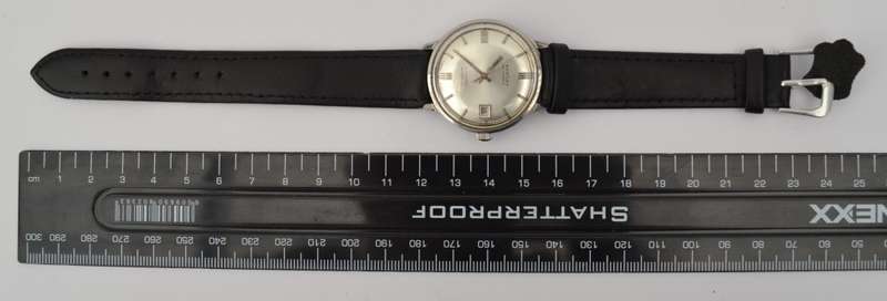 Bentley Vintage Stainless Steel Automatic with date wrist watch as per photo