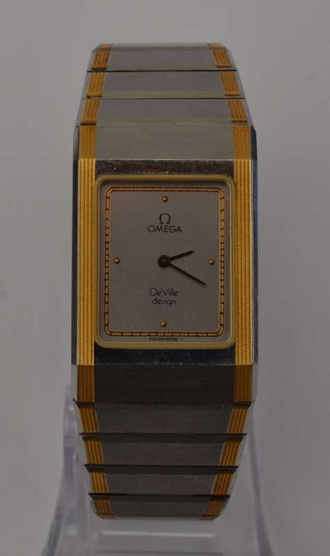1982 Omega Deville Unisex Stainless Steel 18ct wristwatch -  rare as per photo