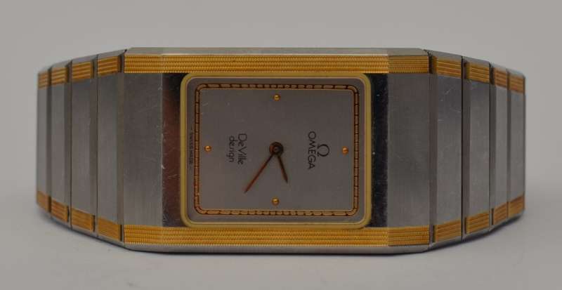 1982 Omega Deville Unisex Stainless Steel 18ct wristwatch -  rare as per photo