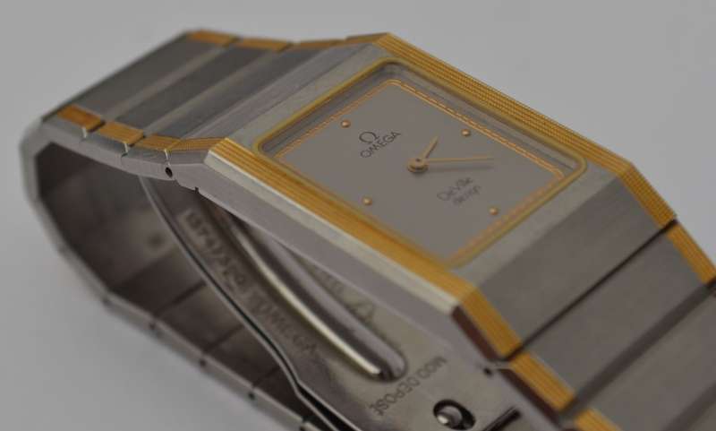 1982 Omega Deville Unisex Stainless Steel 18ct wristwatch -  rare as per photo