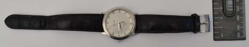 Omega Deville Prestige Stainless Steel 34mm Silver Dial Quartz Watch as per photo