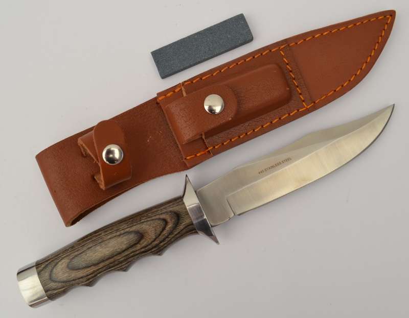 Magnum by Boker, Stainless steel hunting knife, Safari Mate with Sheath 28cm as per photo