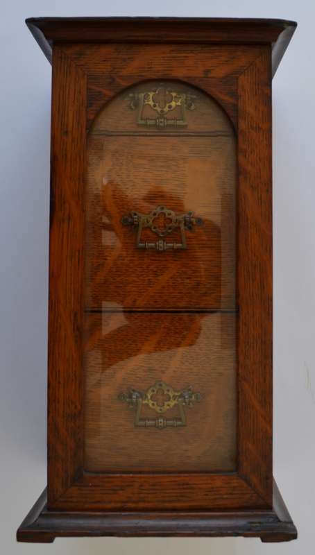 Vintage Oak Smoker`s Cabinet as per photo