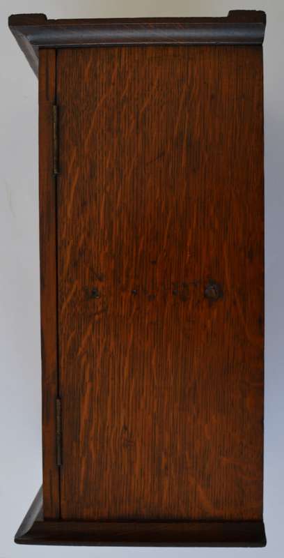 Vintage Oak Smoker`s Cabinet as per photo