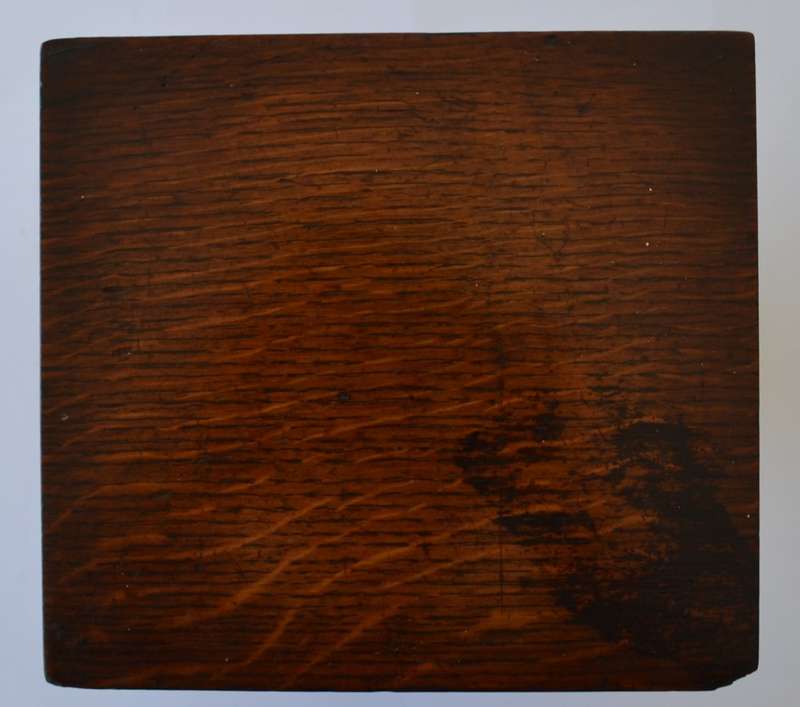 Vintage Oak Smoker`s Cabinet as per photo
