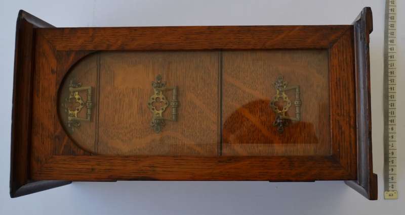 Vintage Oak Smoker`s Cabinet as per photo