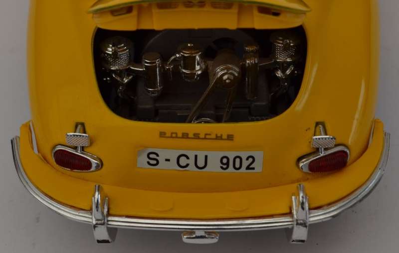 Burago Porche 356B model car scale 1:18 as per photo
