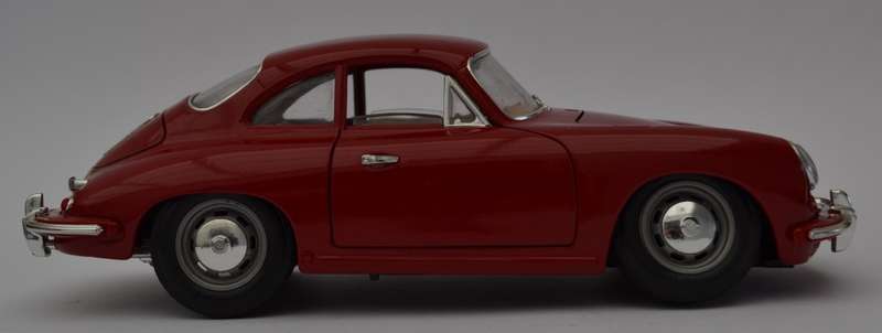 Burago Porche 356B model car scale 1:18 as per photo