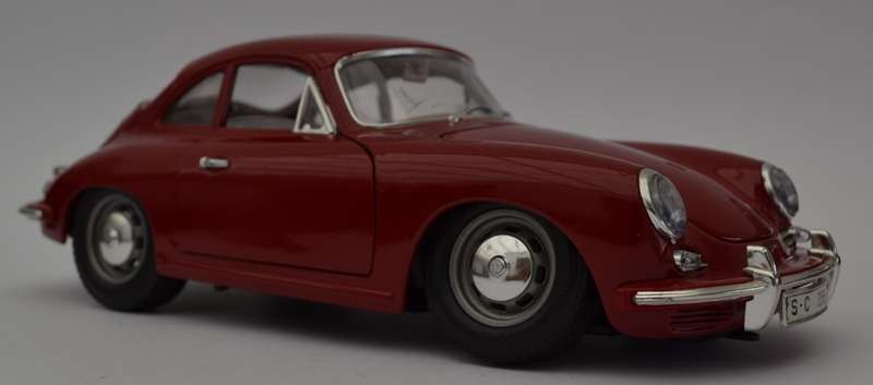 Burago Porche 356B model car scale 1:18 as per photo