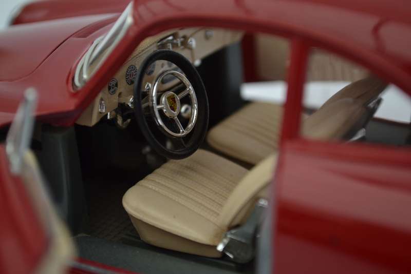 Burago Porche 356B model car scale 1:18 as per photo