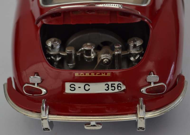 Burago Porche 356B model car scale 1:18 as per photo