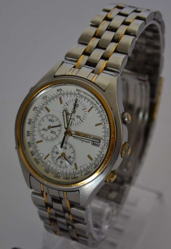 Seiko Chronograph Watch - working