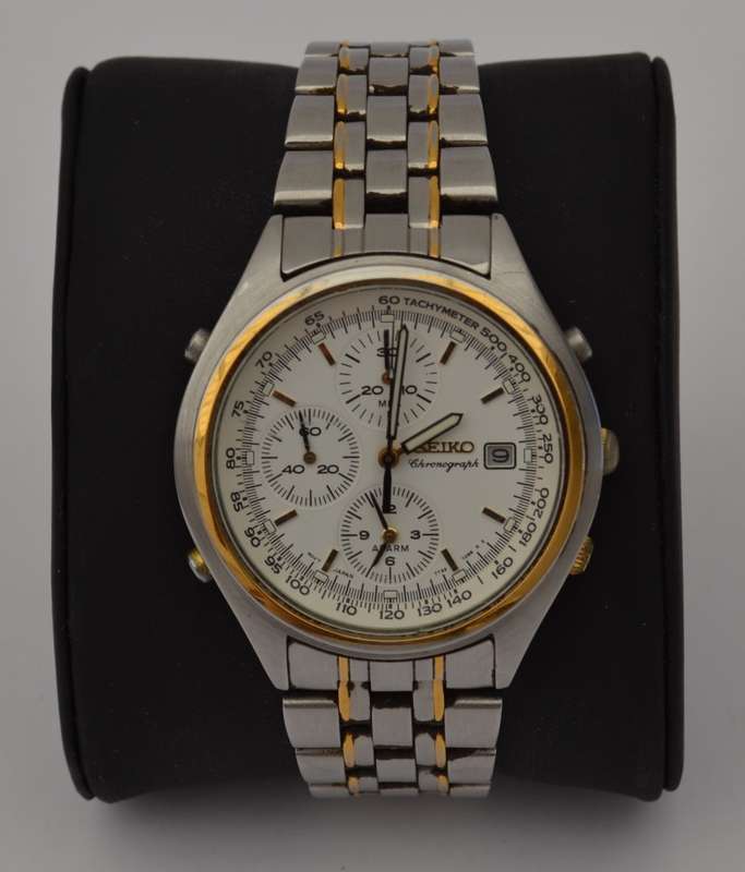 Seiko Chronograph Watch - working