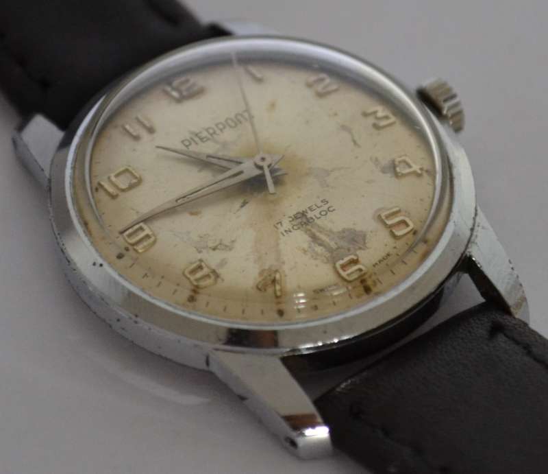 Piermont wind - up men`s watch,  working as per photo